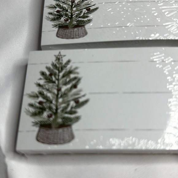 Pine Holiday Tree Matte Enclosure Card 3.5x2.25" Pack of 50 - Picture 6 of 6